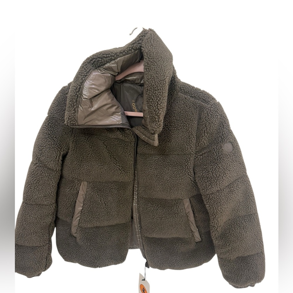 SAVE THE DUCK Brown Puffer Jacket - Picture 2 of 5